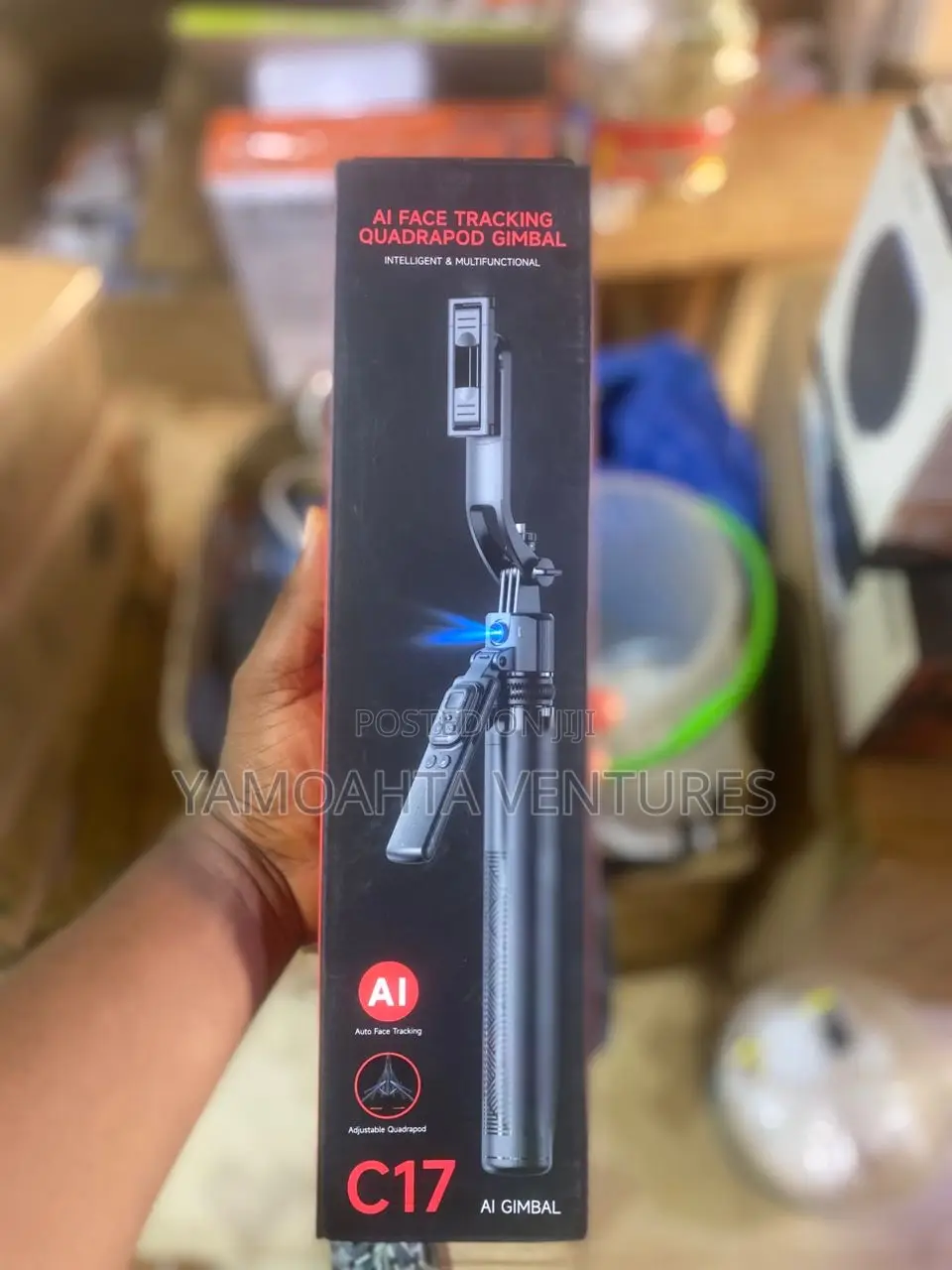 Ai Auto Face-tracking Selfie/ Tripod Stand With Remote