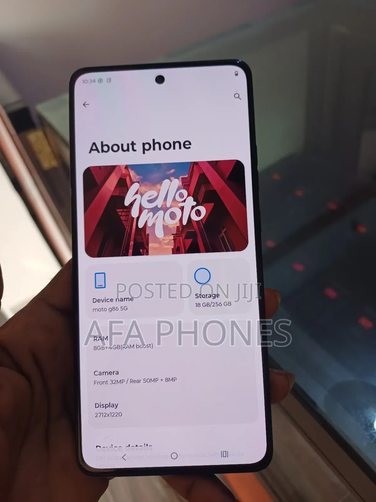 New Motorola Moto G86 12 GB Gray