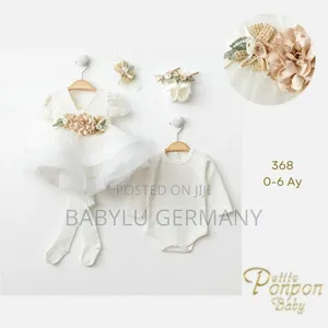 Premium Turkey Imported Luxury Baby Naming Dress Set