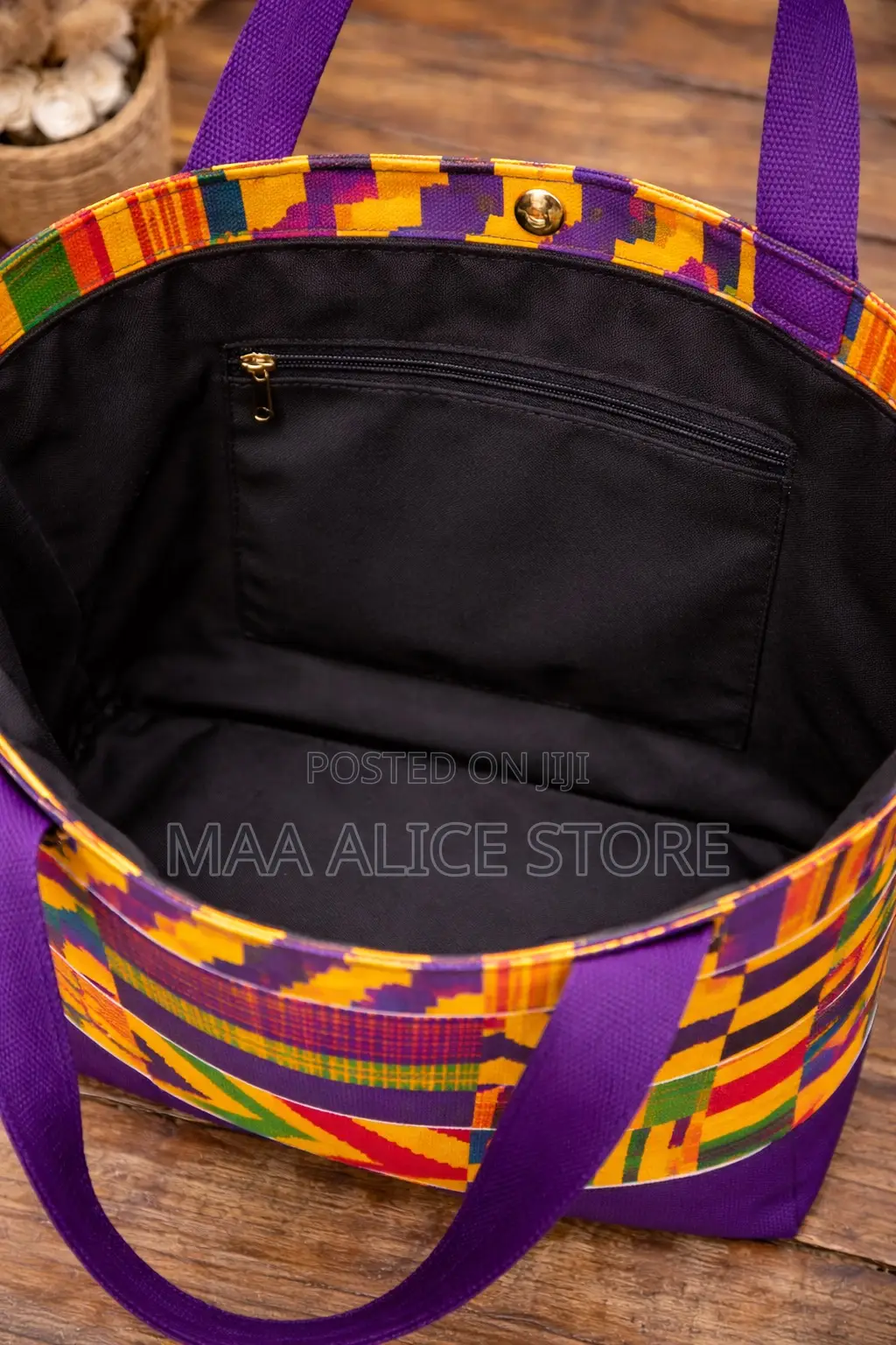 Original Kente Tote Bag – Strong Stylish