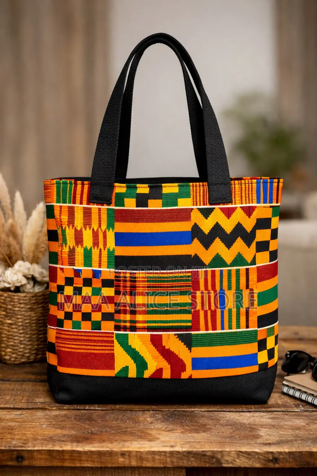 Original Kente Tote Bag – Strong Stylish