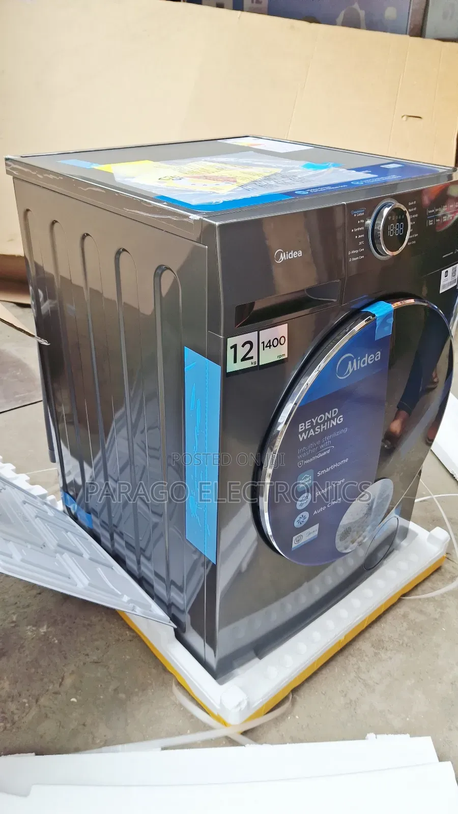 Midea 12kg Front Load Washing Machine
Mf200w120wb/T