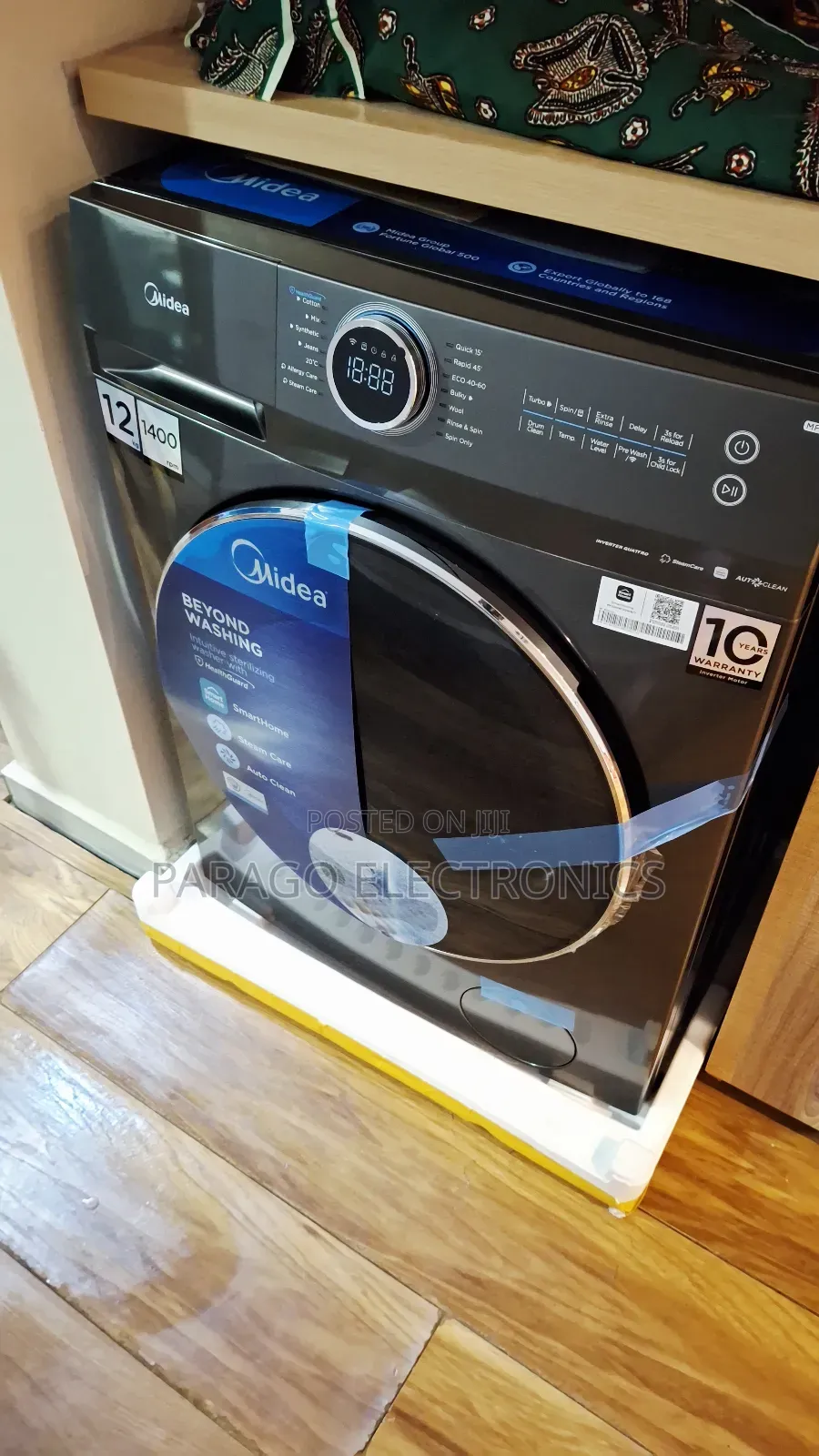 Midea 12kg Front Load Washing Machine
Mf200w120wb/T