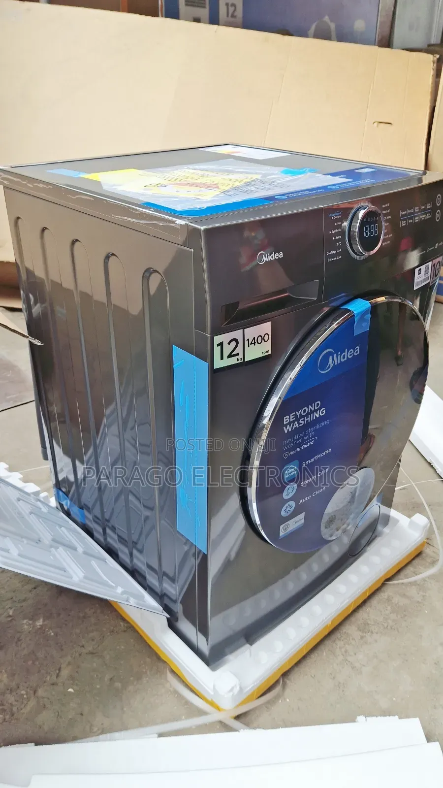 Midea 12kg Front Load Washing Machine
Mf200w120wb/T