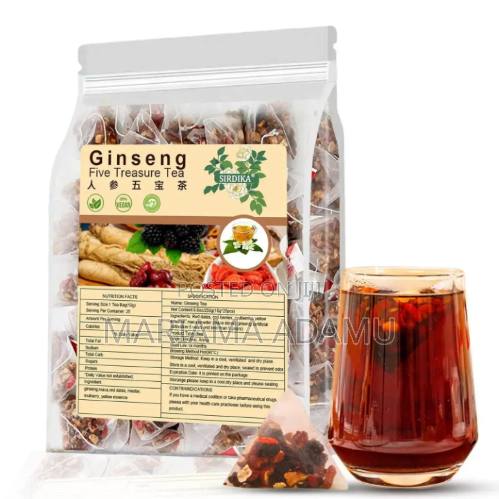 Ginseng Five Treasure Tea