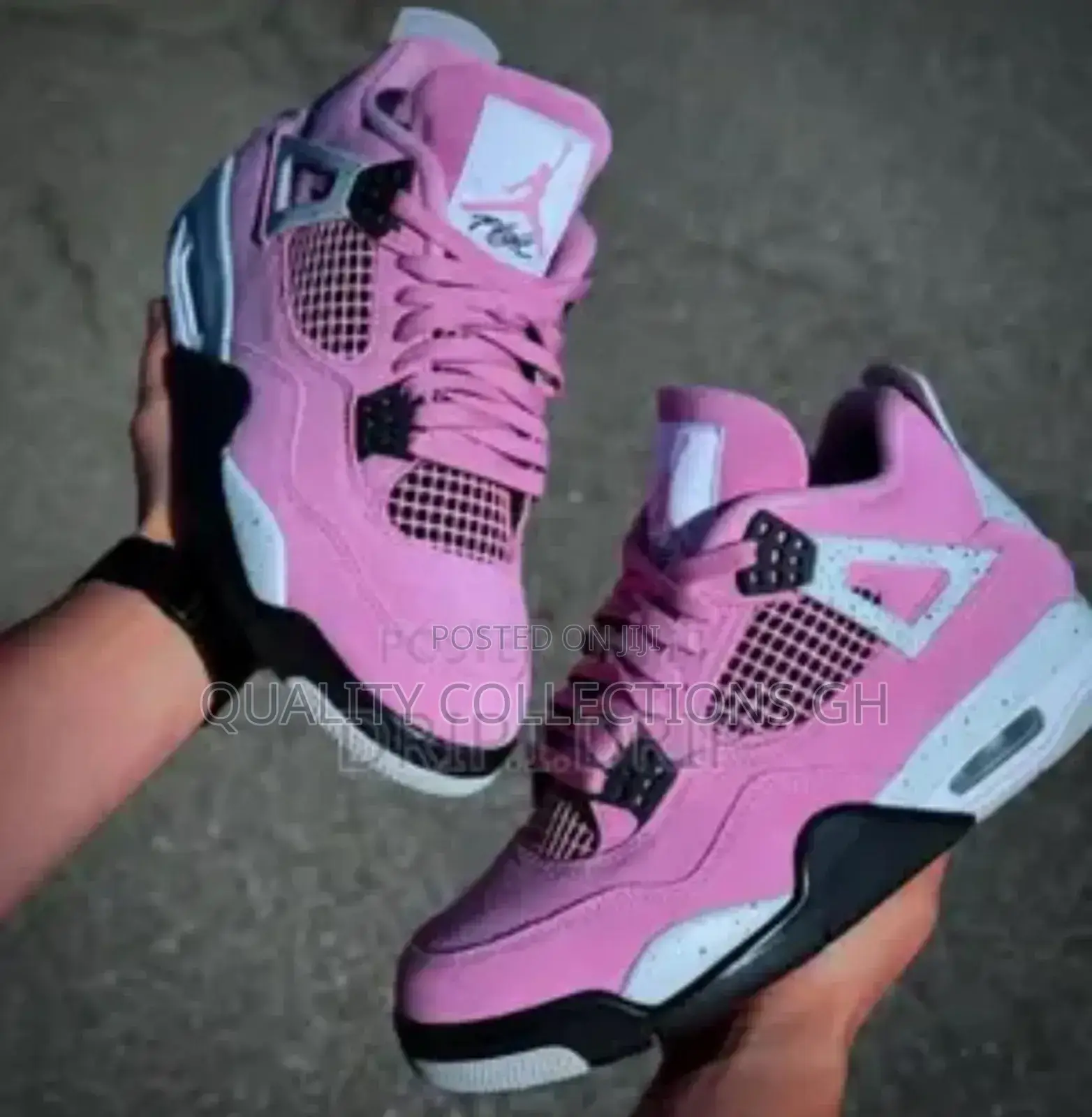 Pink Jordan 4