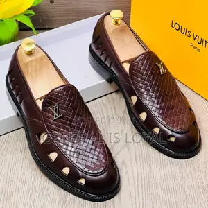 Louis Vuitton Coffee Leather Scandals Men’S Shoe