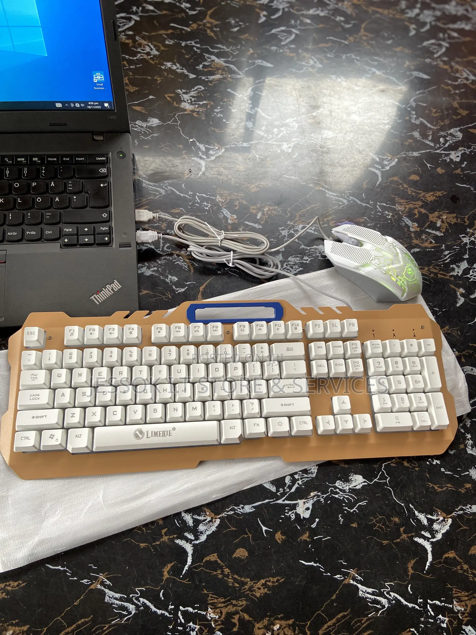 Usb Gaming Keyboard Mouse. Metal Storm