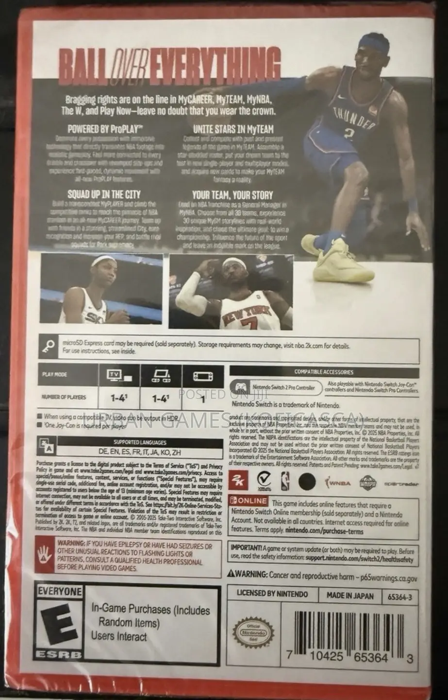 Nba 2k26 Switch 2 Sealed