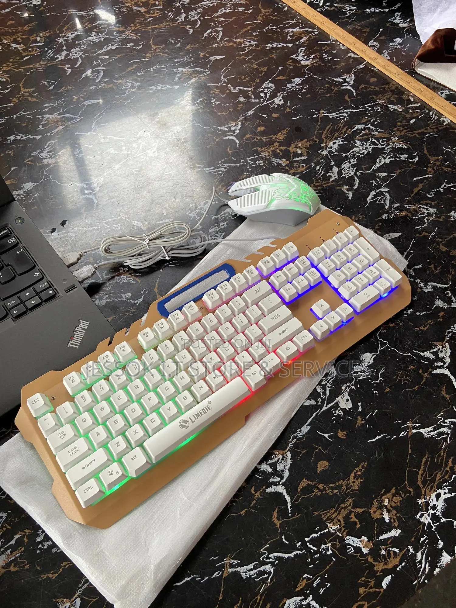 Usb Gaming Keyboard Mouse. Metal Storm
