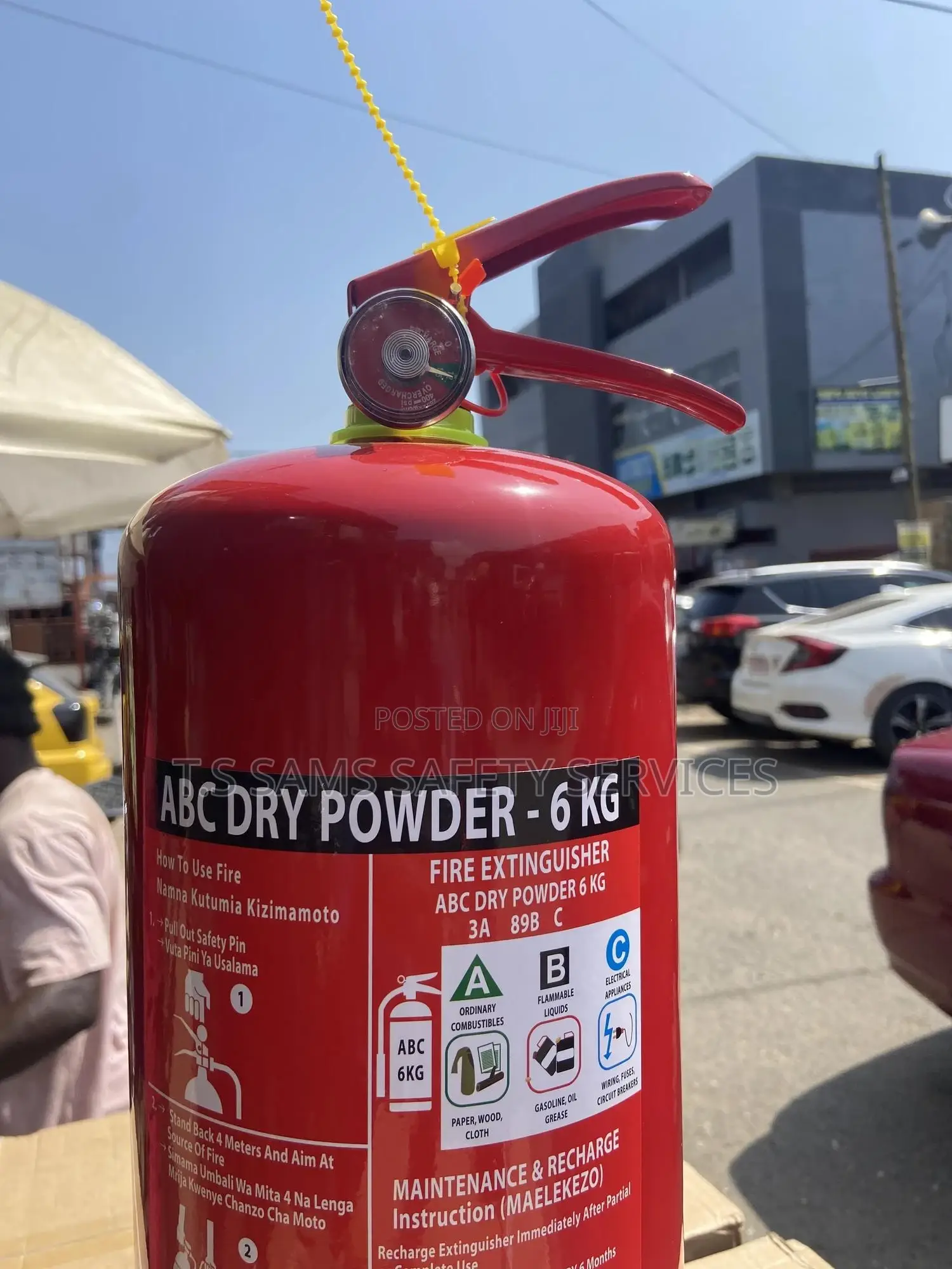 6kg Dry Chemical Powder Fire Extinguisher