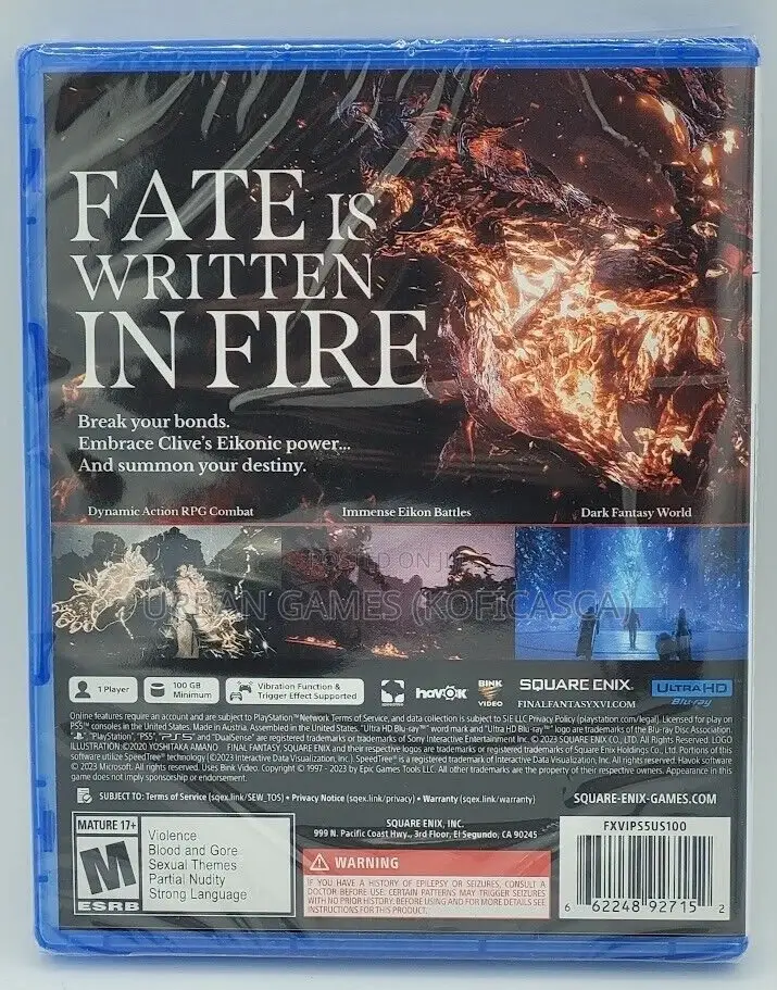 Final Fantasy Xvi Ps5 Sealed