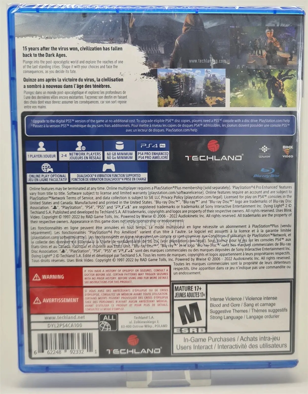 Dying Light 2 Ps4 Sealed