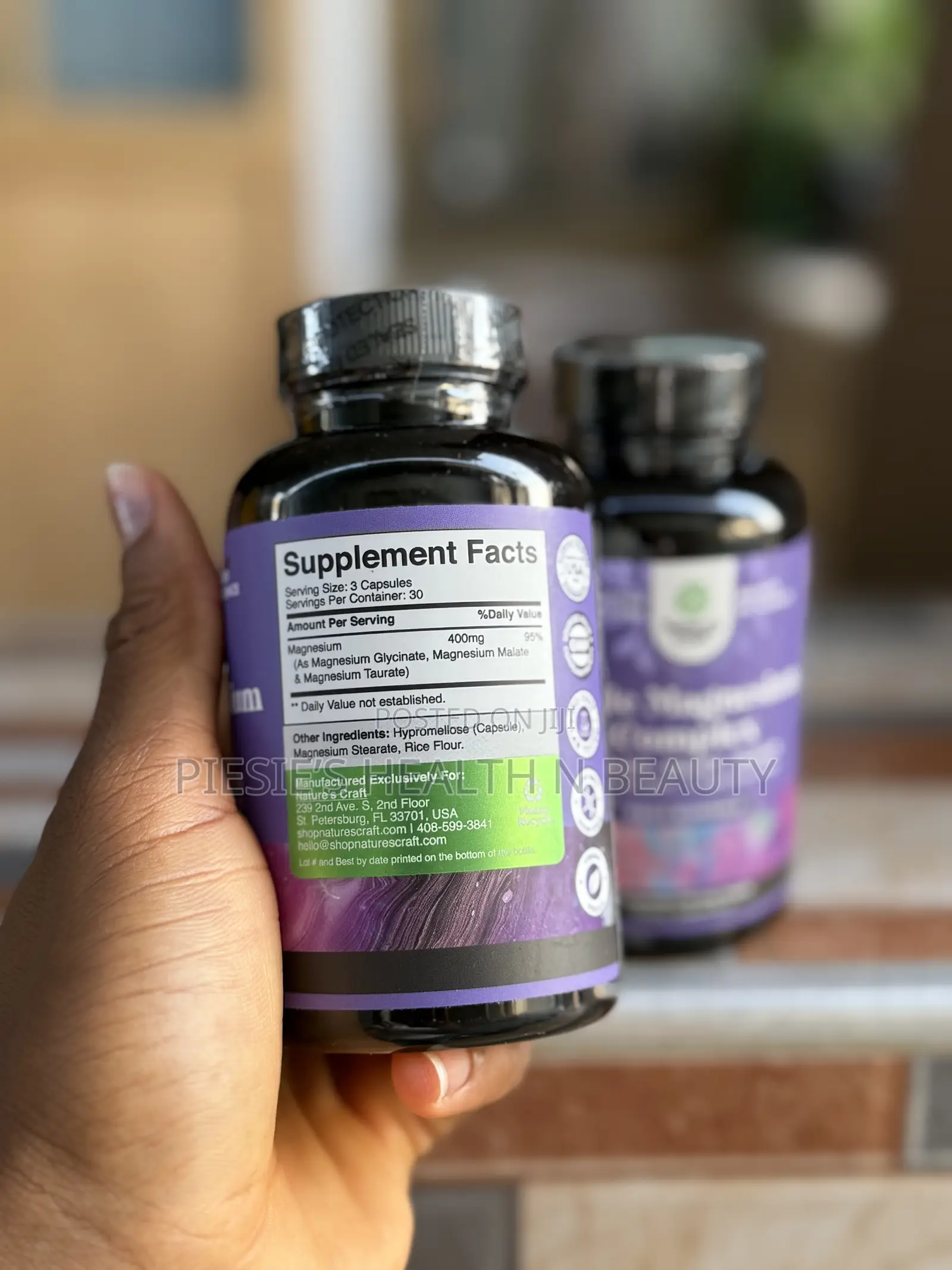 Nature's Craft Triple Magnesium Complex Daily Minerals -- 90capsules
