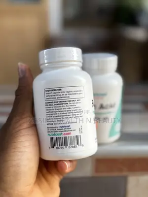 Nutricost Boric Acid 600mg Vaginal Suppository, 60 Capsules