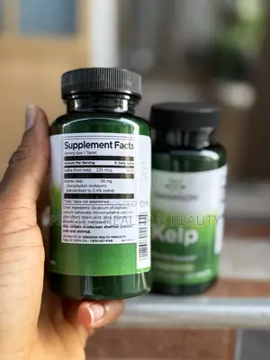 Swanson Kelp Iodine Source, 250 Tablets, Supports Healthy Thyroid .