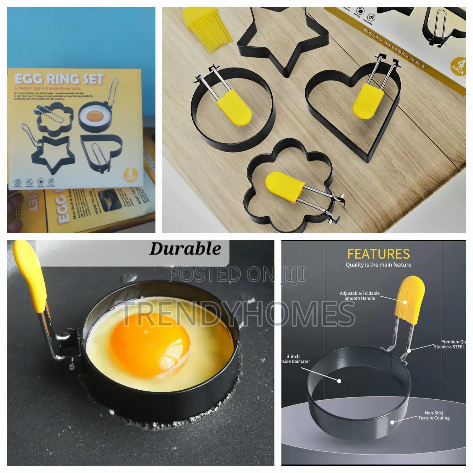 Egg Ring. 4 PCS