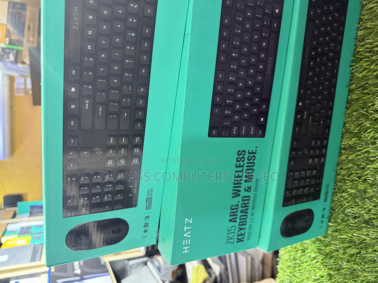 Heatz Wireless Keyboard and Mouse Black Combo Original
