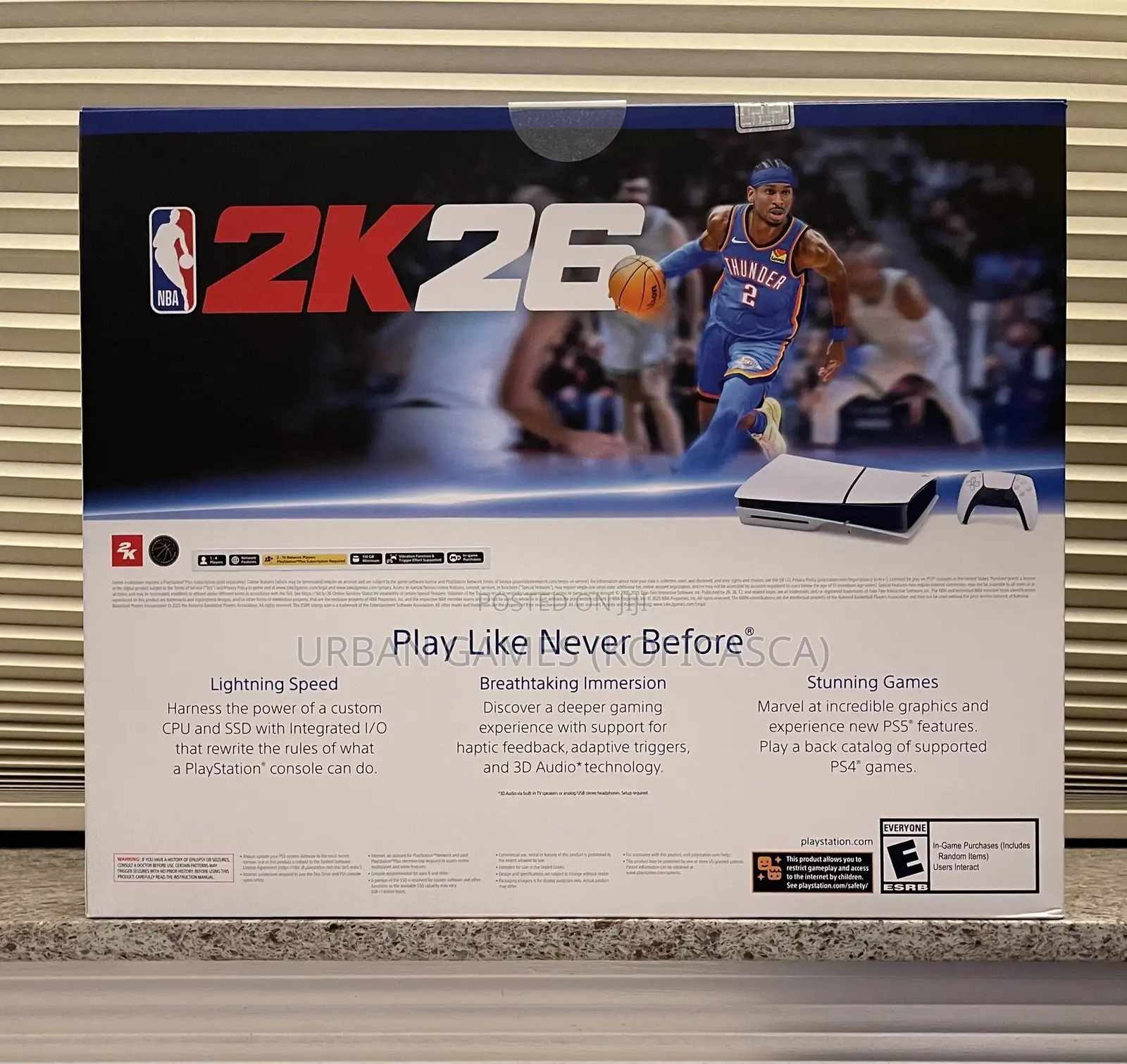 Ps5 Standard Slim 1tb + Nba 2k26 Sealed