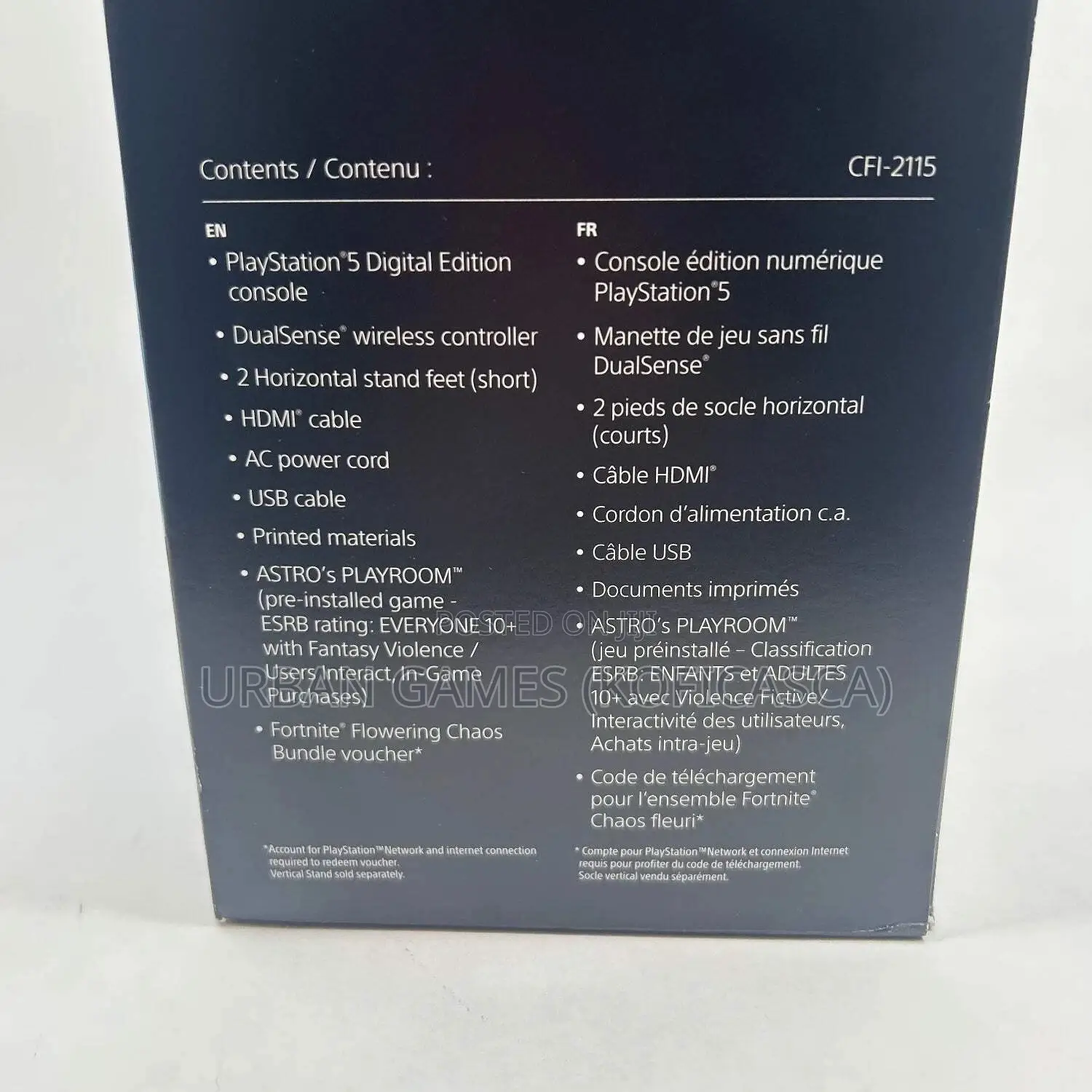 Ps5 Digital Slim + Fortnite Flowering Chaos Bundle Sealed