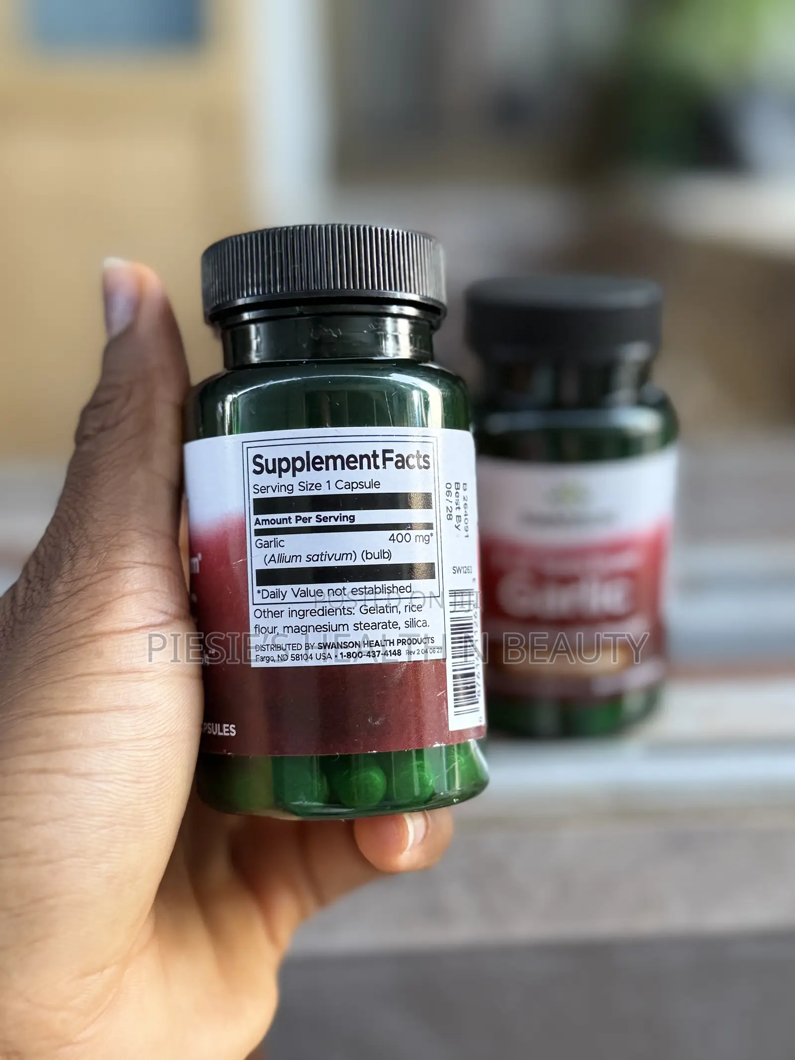 Swanson, Garlic 400 Mg 60 Capsules