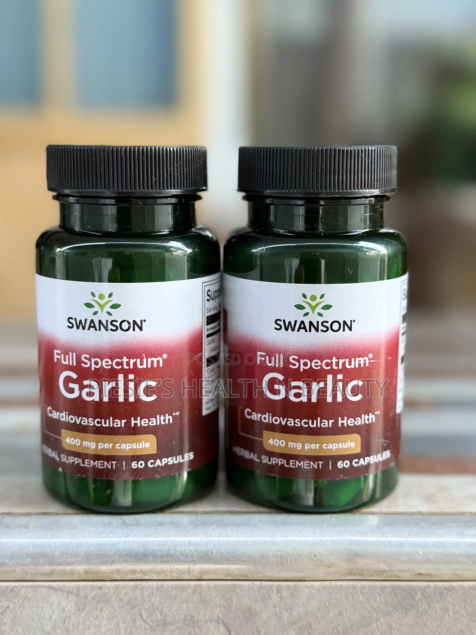 Swanson, Garlic 400 Mg 60 Capsules