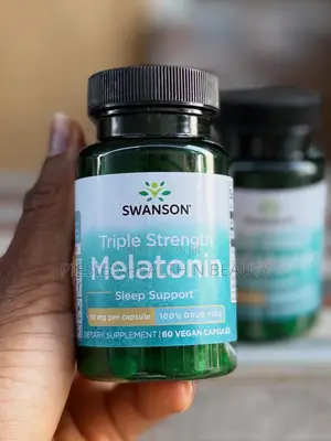 Swanson Triple Strength Melatonin 10 Mg 60 Capsules