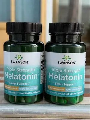 Swanson Triple Strength Melatonin 10 Mg 60 Capsules