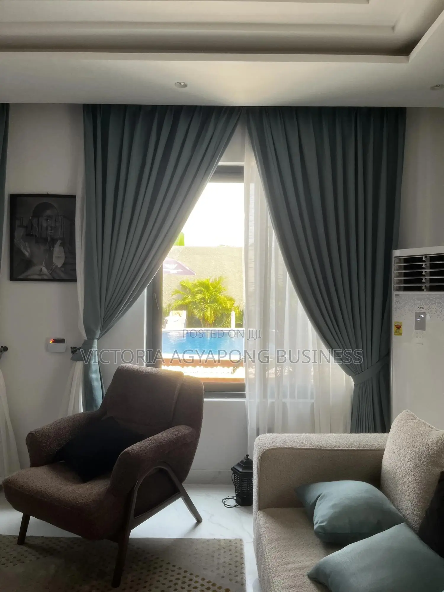 Color Combination Curtains Each Pairs