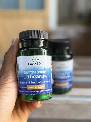 Swanson Suntheanine L-Theanine 100mg Capsules 60