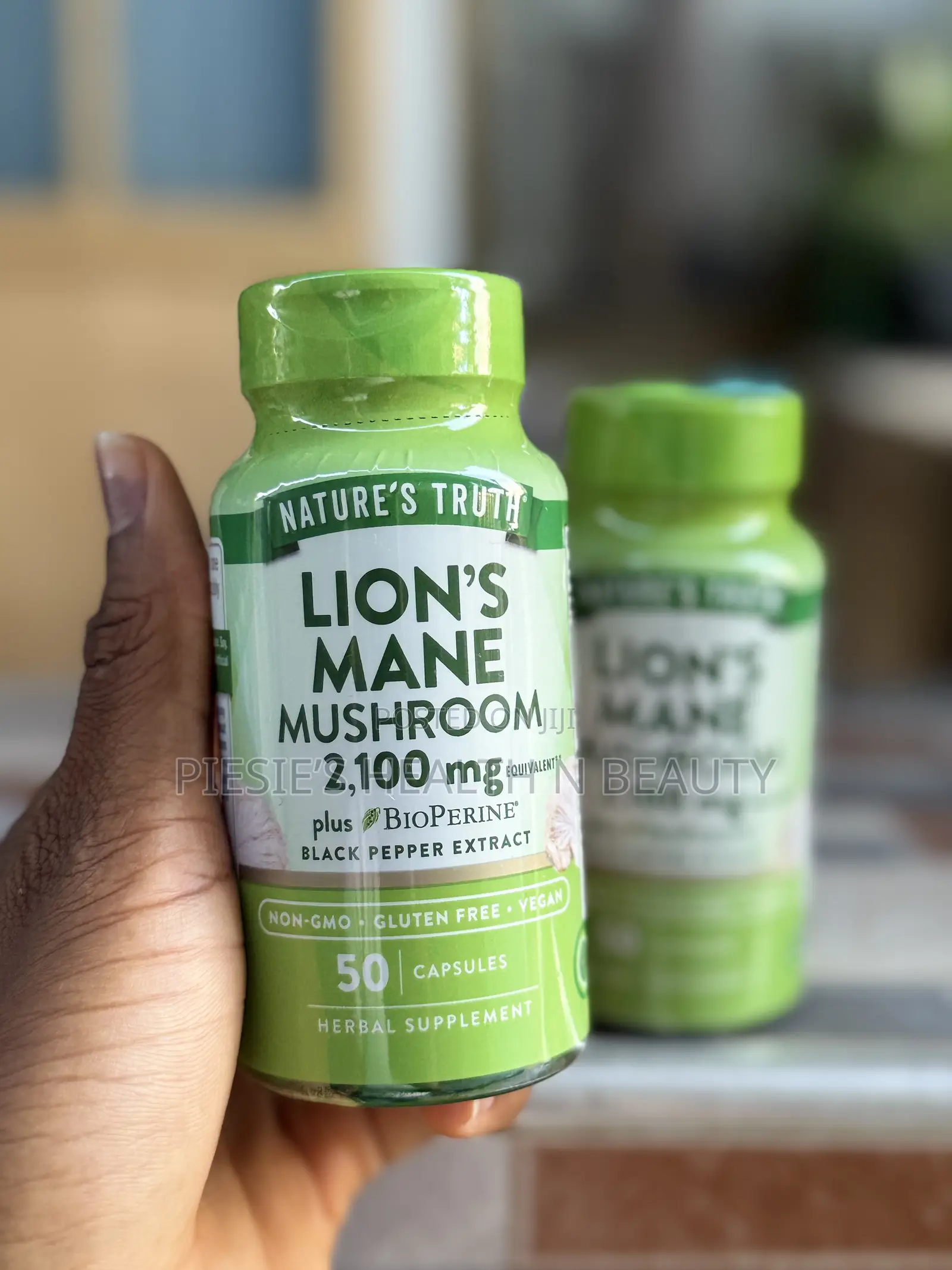 Lion's Mane Mushroom 2,100 Mg 50 Capsules