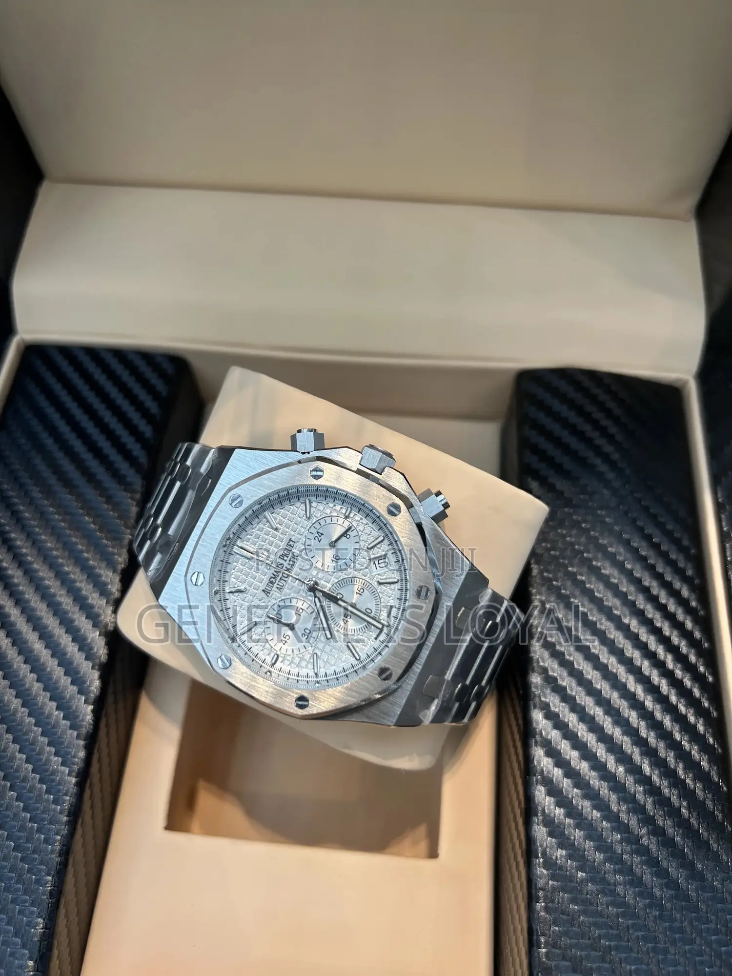 Audemars Piguet Royal Oak Chronograph Silver Stainless Watch