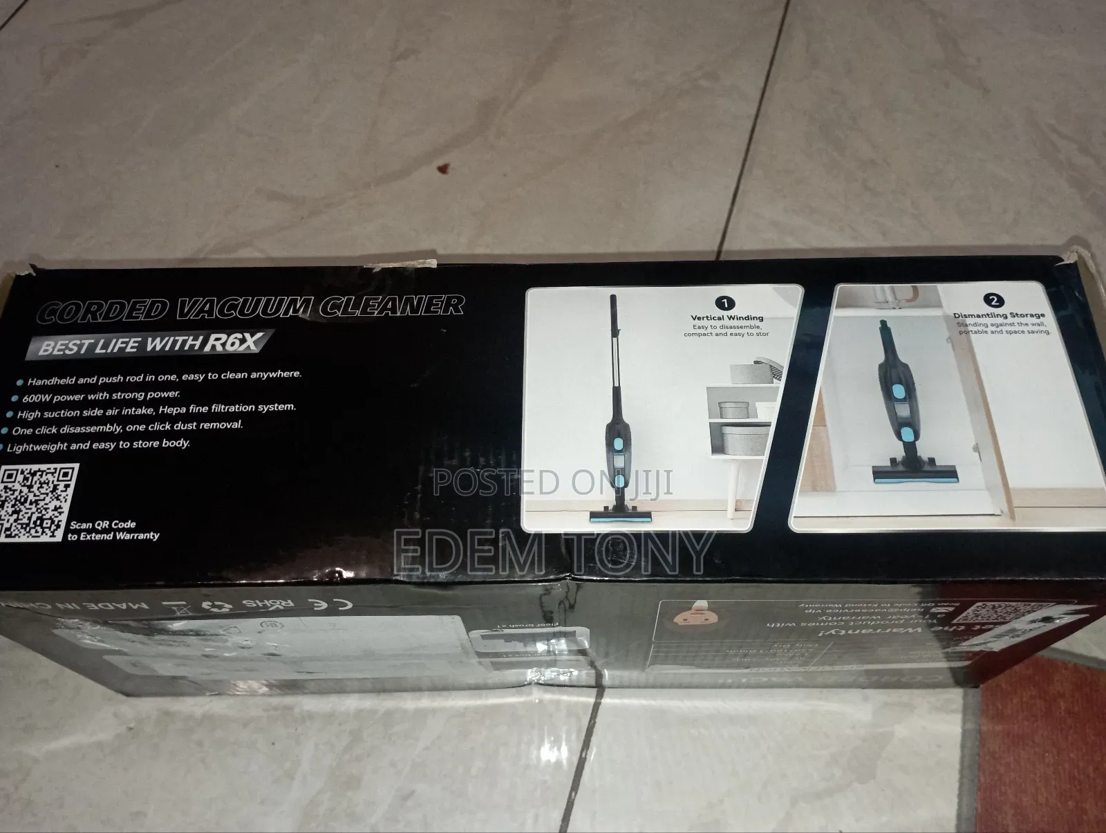 Vazone R6x 2-in-1 Corded Stick Vacuum Cleaner