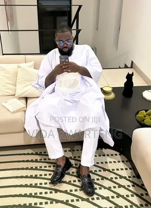 Classic White 3 Piece Kaftan