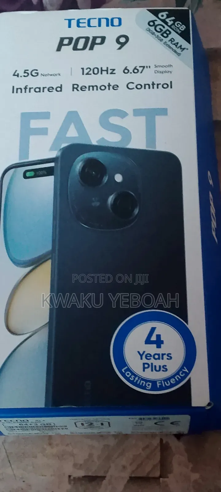 New Tecno Pop 9 64 GB Blue
