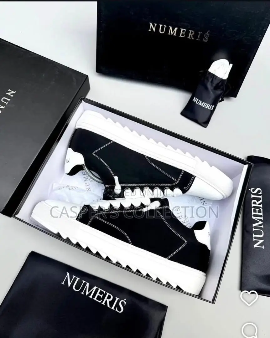 Numeris Atelier "Acrylic Black" Sneakers