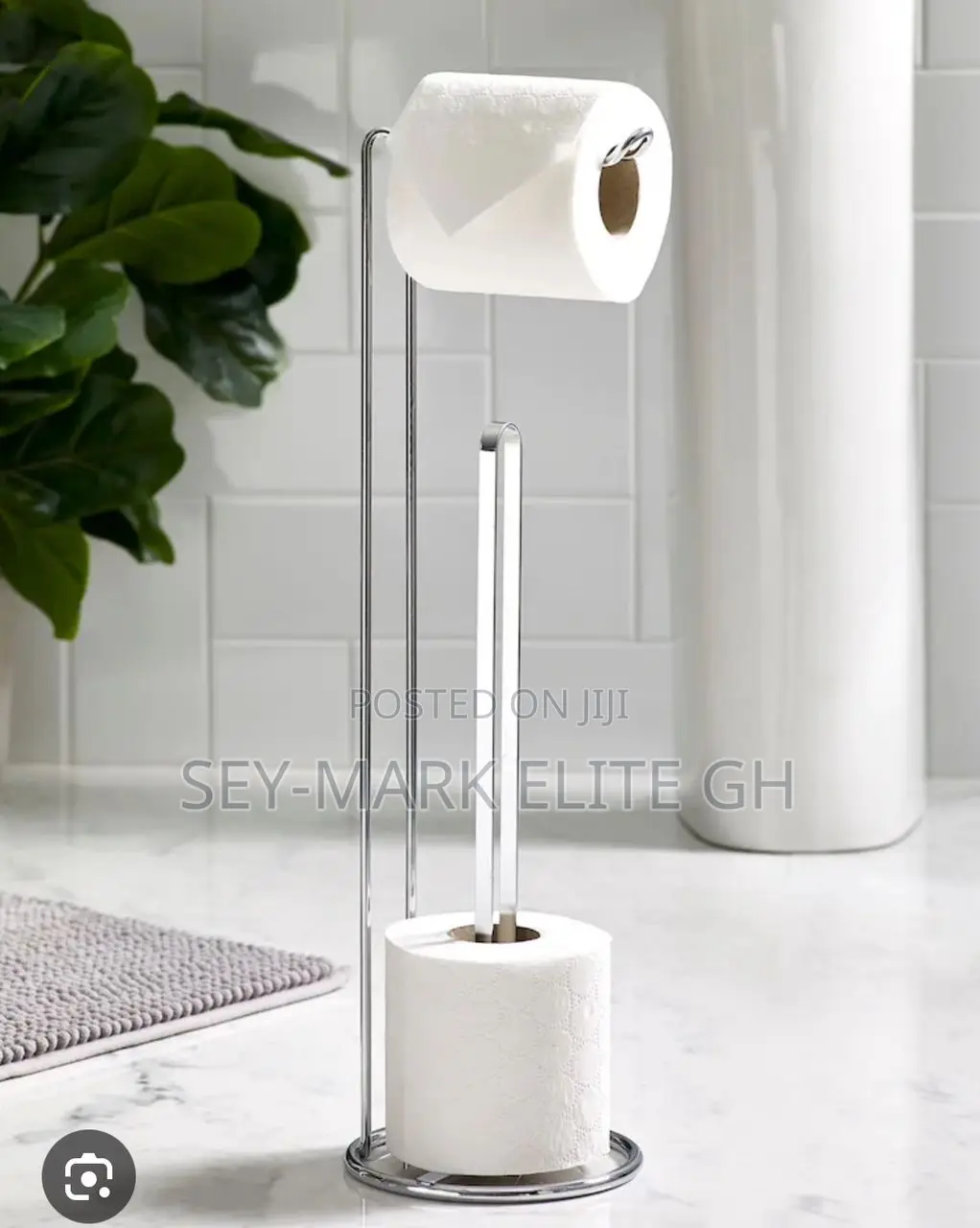Stainless T - Roll Holder