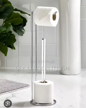Stainless T - Roll Holder