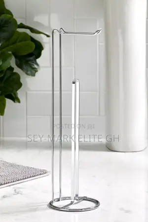Stainless T - Roll Holder