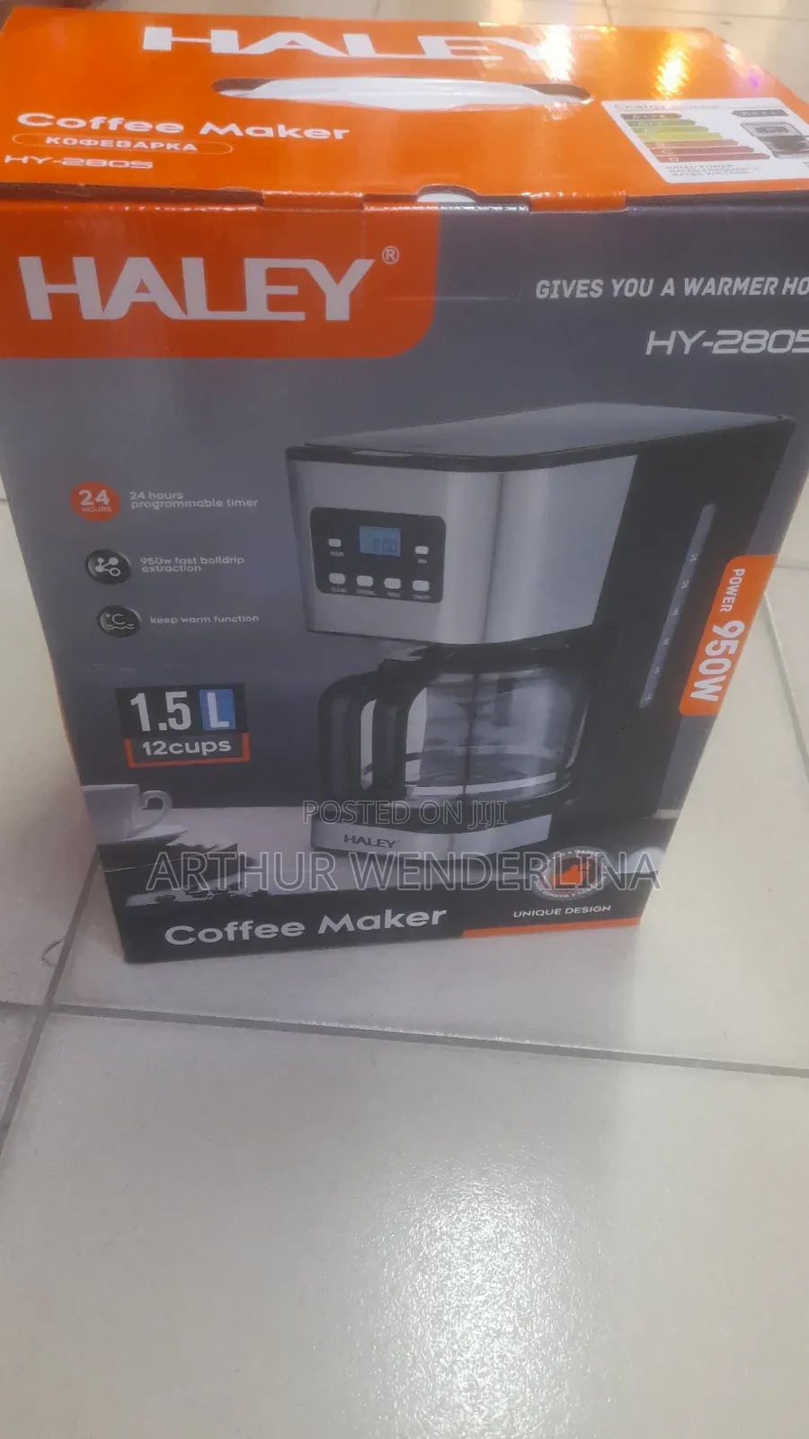 Haley Espresso Coffee Maker Professional Water Touch Screen Machine