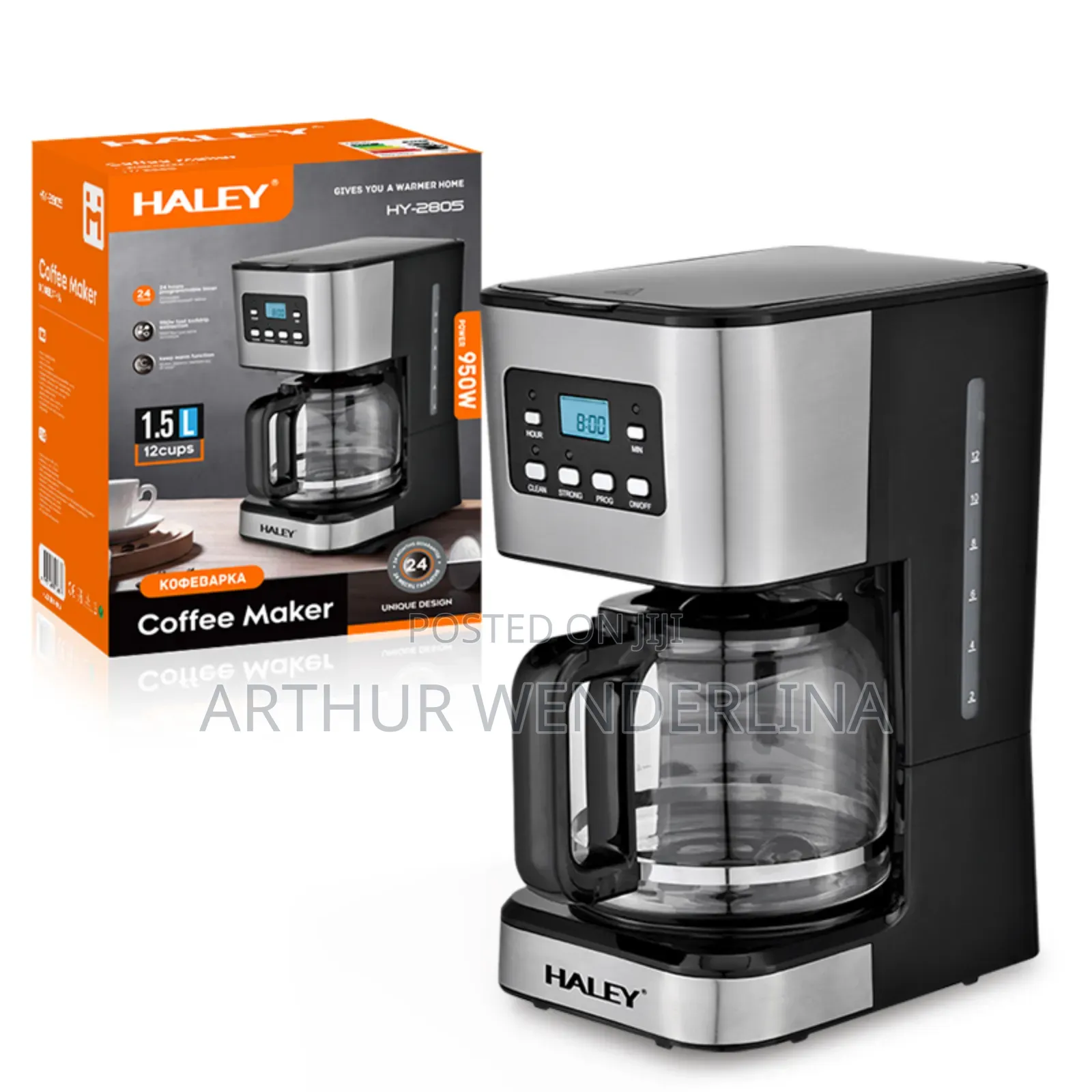 Haley Espresso Coffee Maker Professional Water Touch Screen Machine