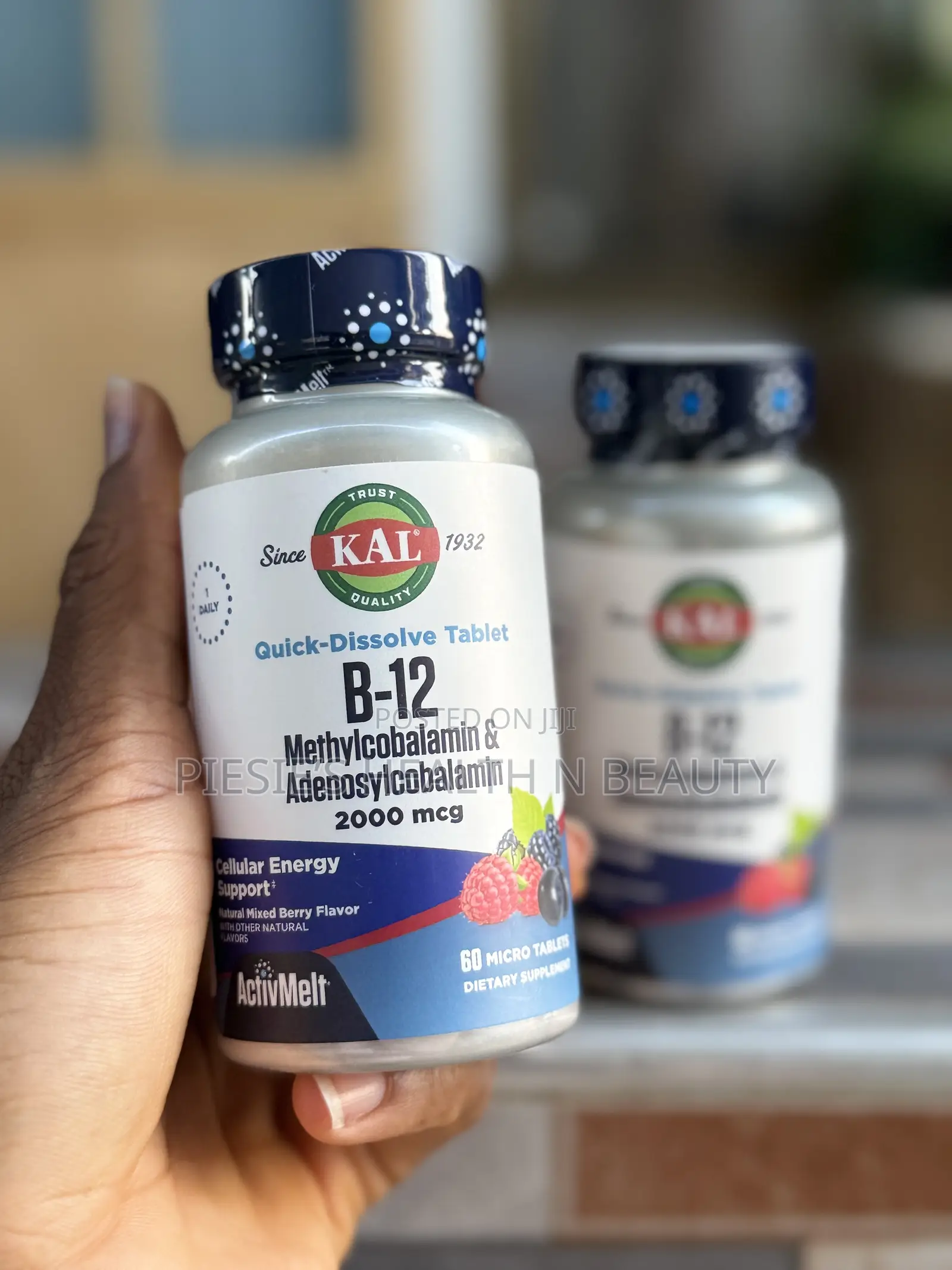 B-12 Methylcobalamin 1000 MCG Activmelt Instant Dissolve Tablets, 60s