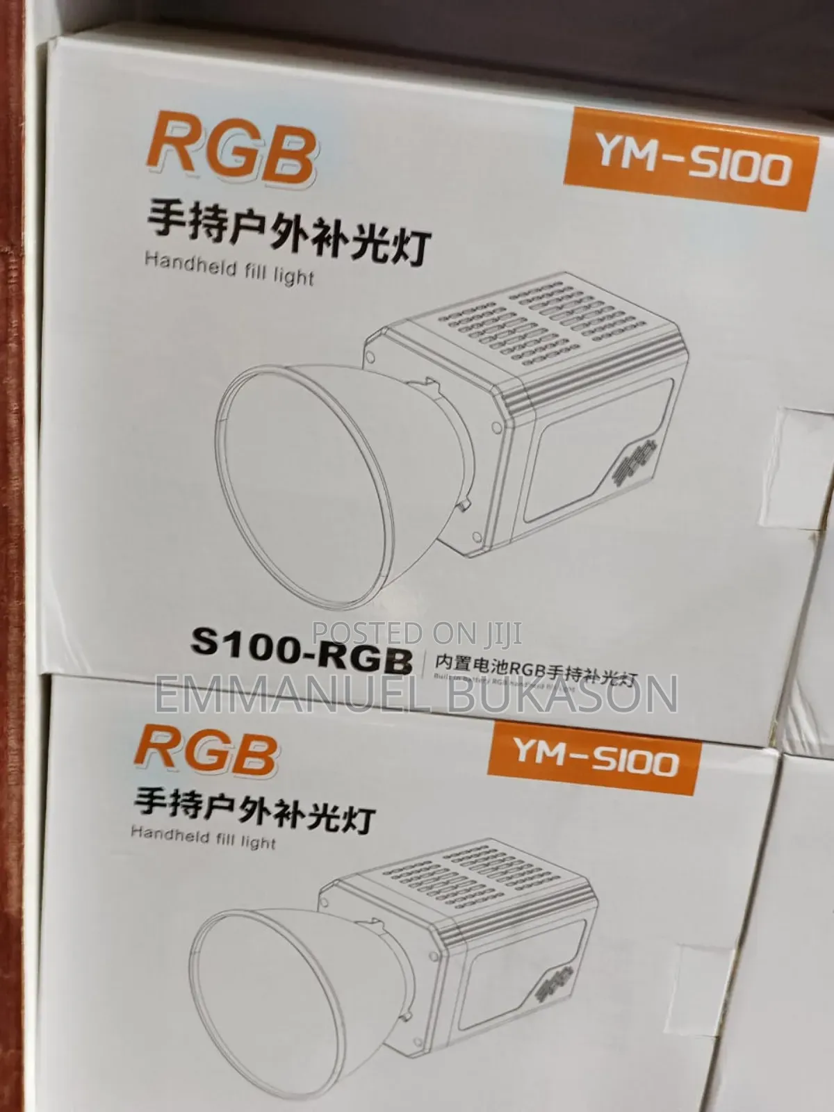 Rechargeable S100 RGB Light for Photo and Video Camera