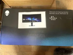 Dell Alienware 34” 180hz Ultrawide Curved Gaming Monitor, Amd Freesync