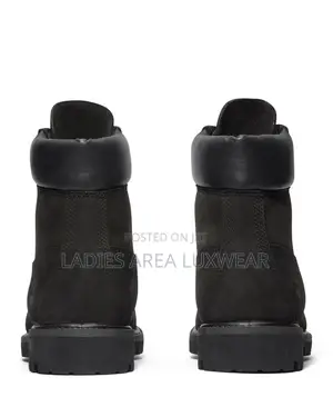 Timberland Premium 6-Inch Waterproof Boot in Black Nubuck