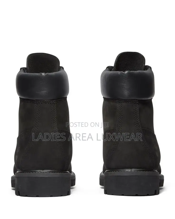 Timberland Premium 6-Inch Waterproof Boot in Black Nubuck