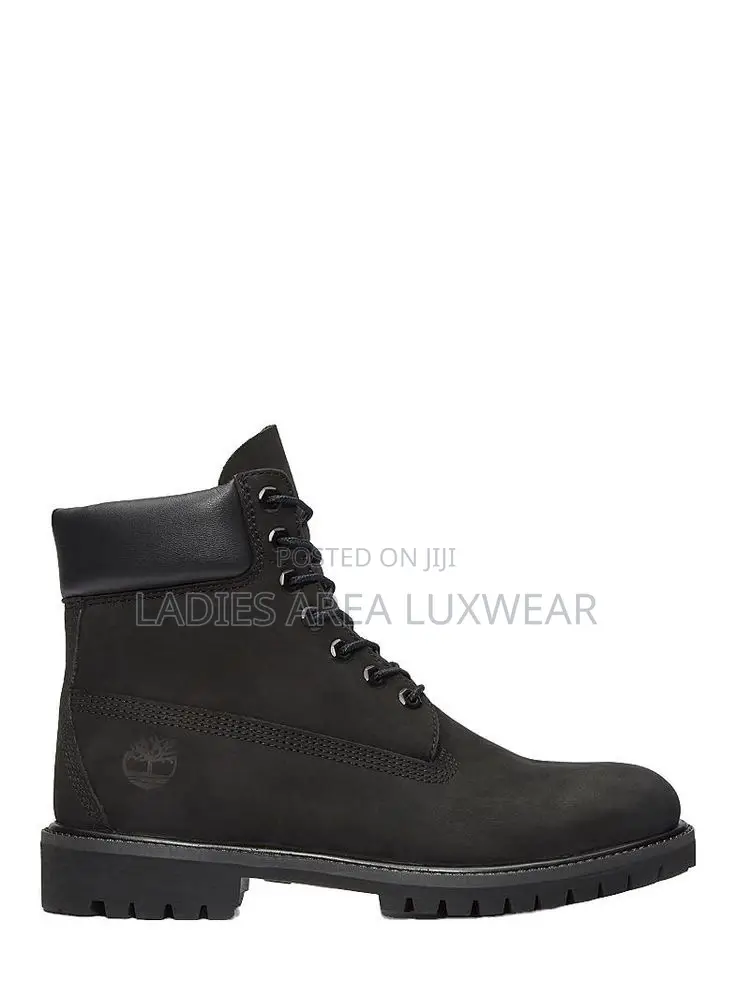 Timberland Premium 6-Inch Waterproof Boot in Black Nubuck