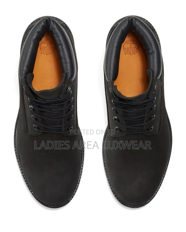 Timberland Premium 6-Inch Waterproof Boot in Black Nubuck