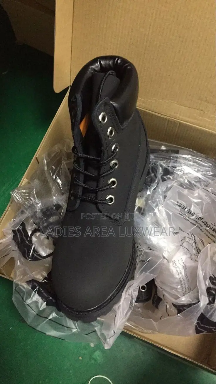 Timberland Premium 6-Inch Waterproof Boot in Black Nubuck