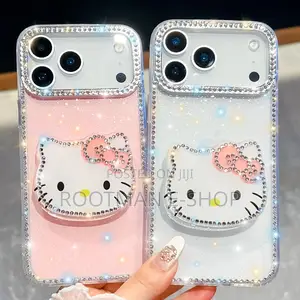 Glitter Hello Kitty Case for iPhone 17 Pro Max